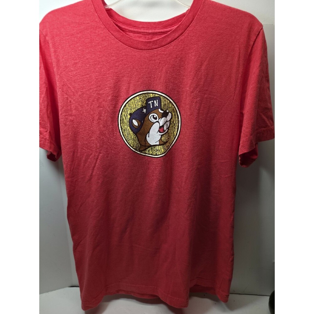 Buc-ee’s Tennessee Graphic T-Shirt Adult Large Red Guitar Logo Tee